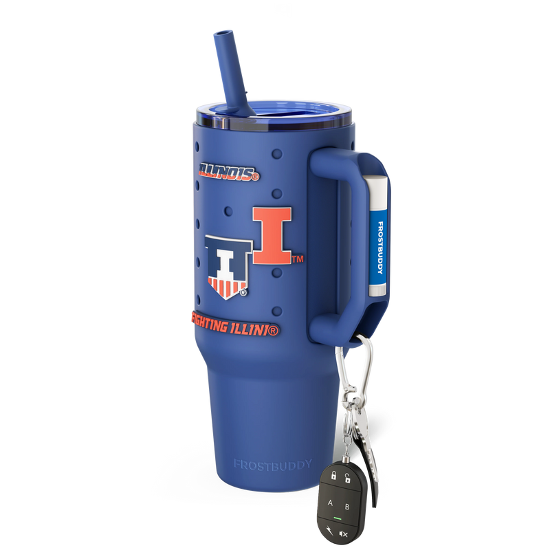 Thicc 40oz Illinois Fighting Illini Skin + Budz Bundle