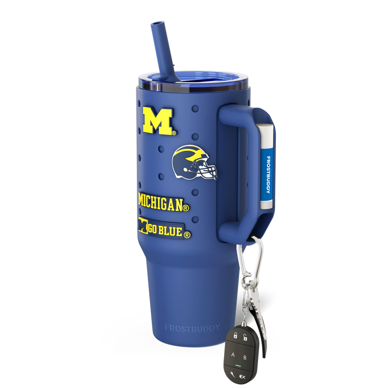 Thicc 40oz Michigan Wolverines Skin + Budz Bundle