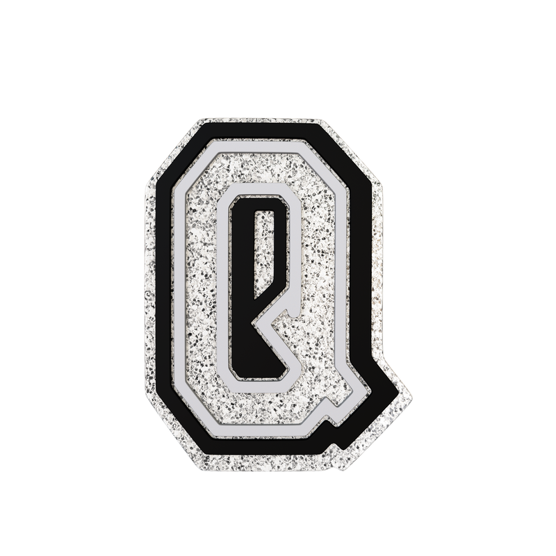 Budz Silver Letter Q
