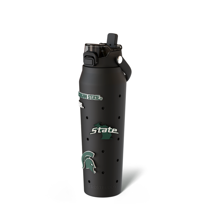 Bottle 32oz Michigan State Spartans Skin + Budz Bundle